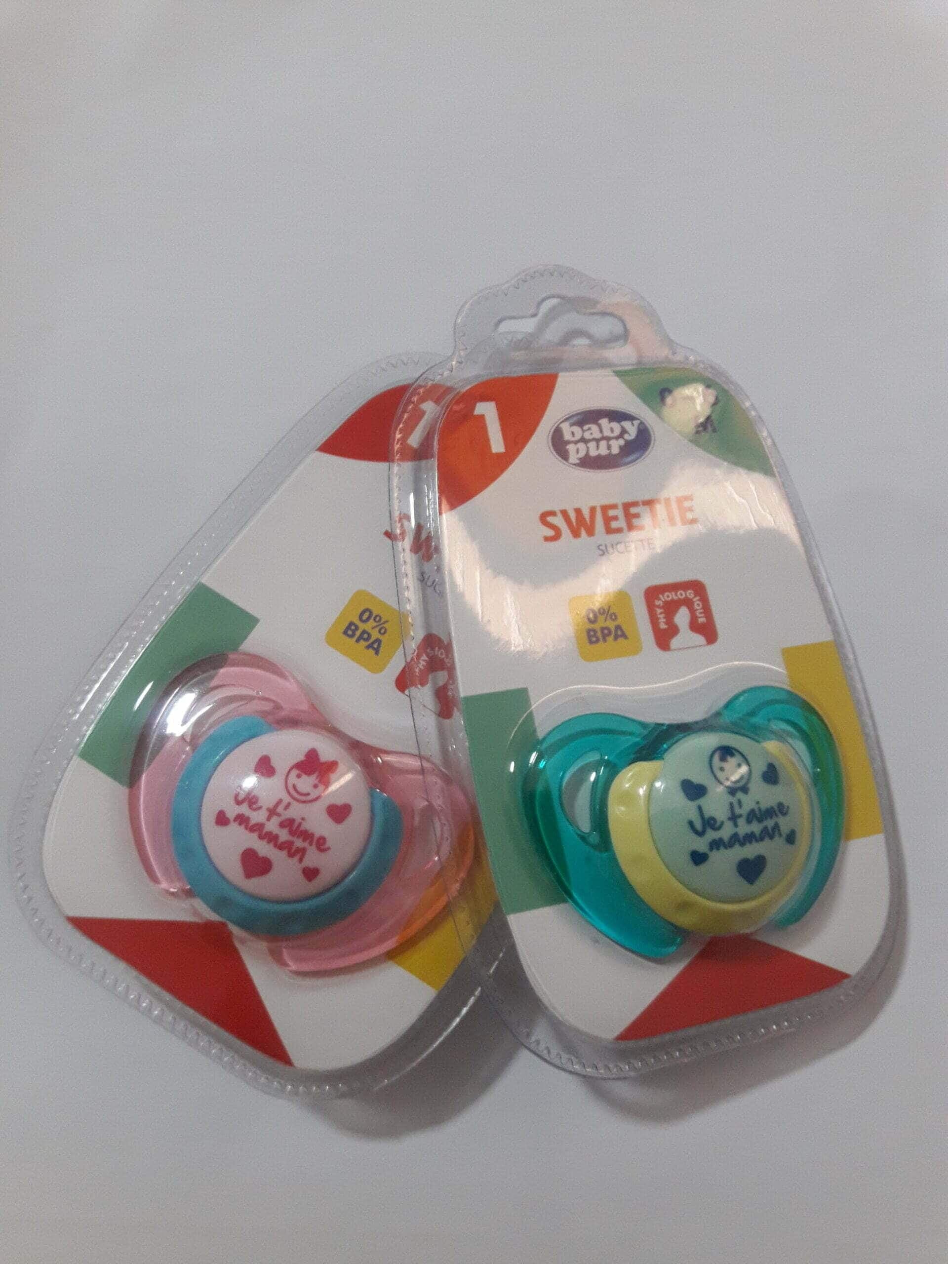 BABY PUR SUCETTE SWEETIE 0-6M