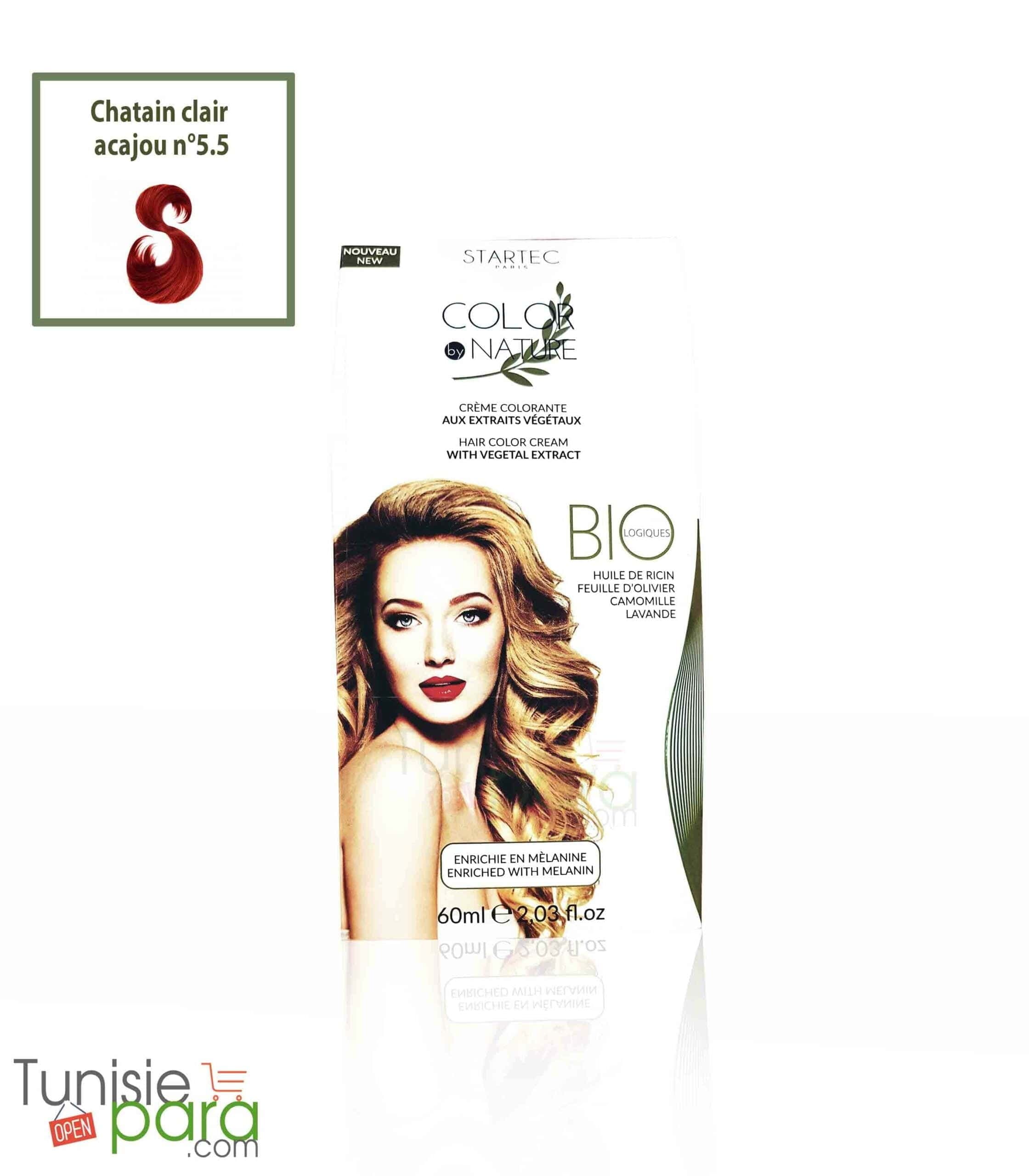 Startec coloration chatain clair acajou n° 5.5