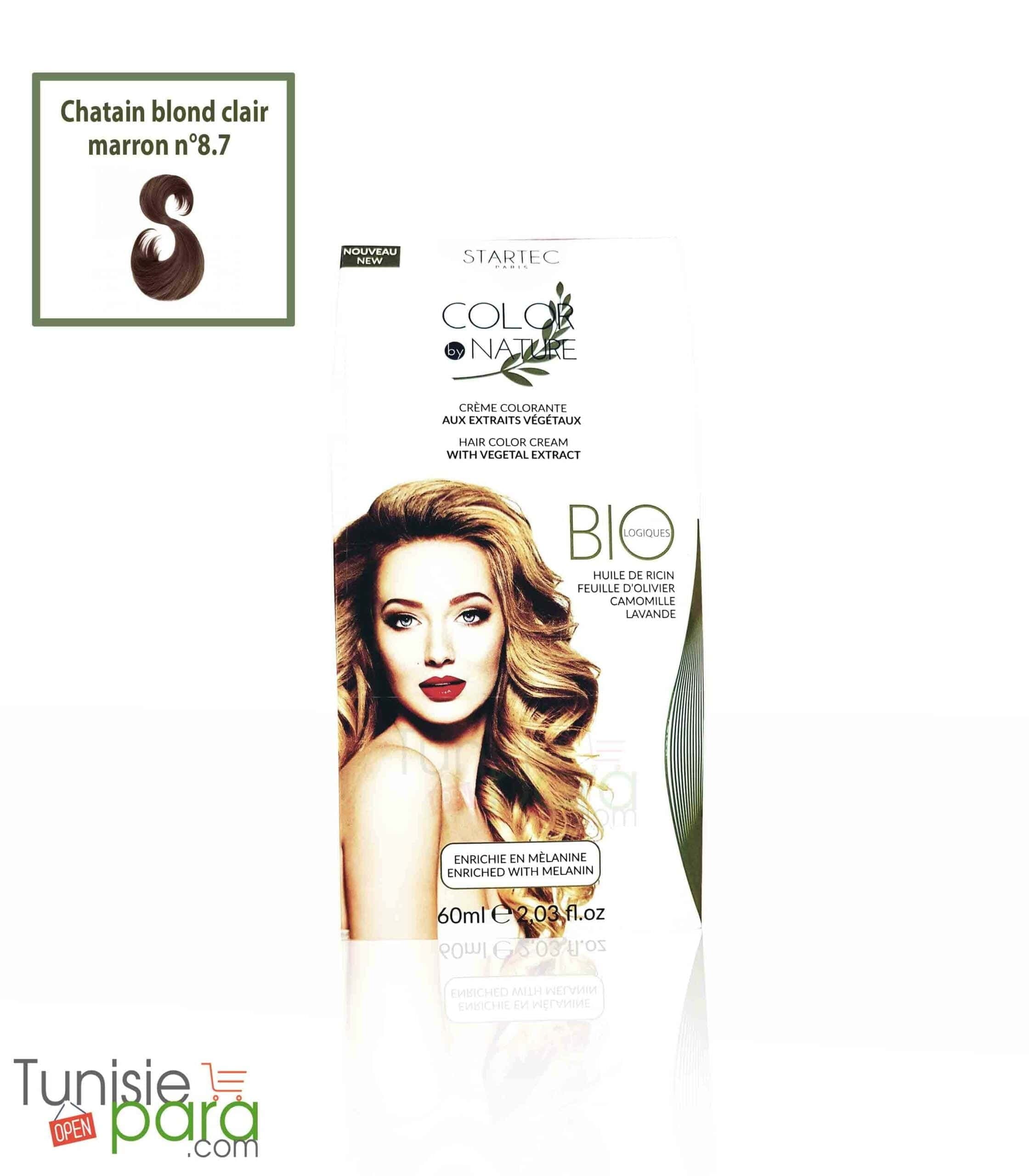 Startec coloration blond foncé marron n° 8.7