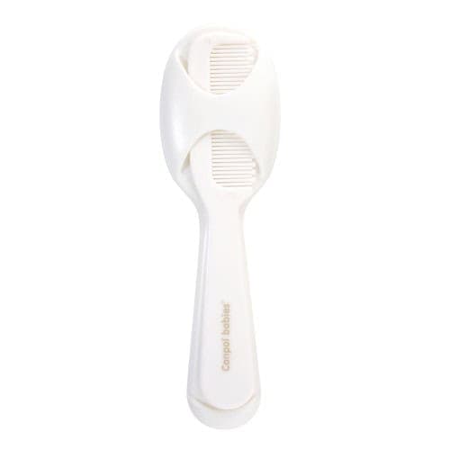 canpol brosse et peigne pour bebe blanc 56/160
