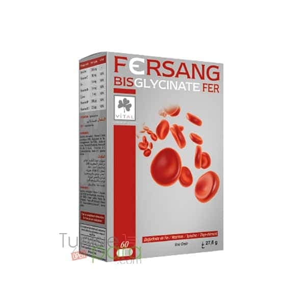 Vital Fersang Bisglycinate De Fer 60 Gelules