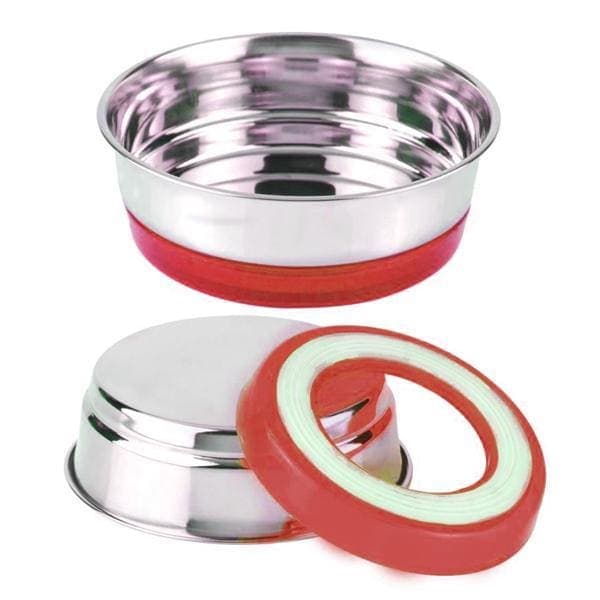 Gamelle inox fluo rouge 470 ml