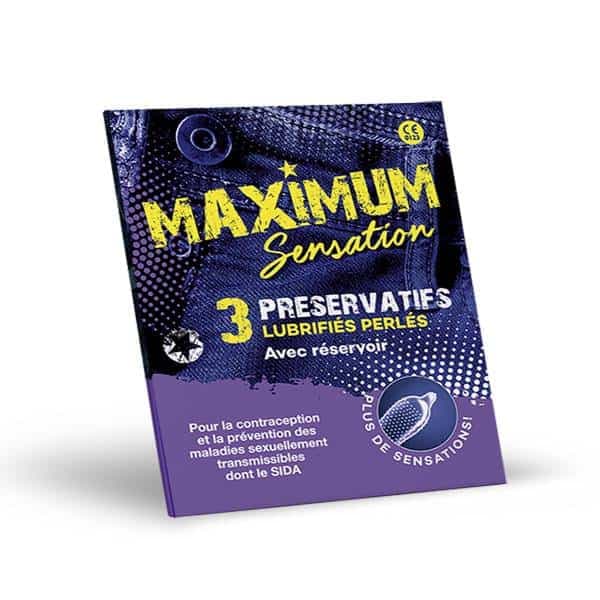 preservatif Maximum Sensation boîte 3