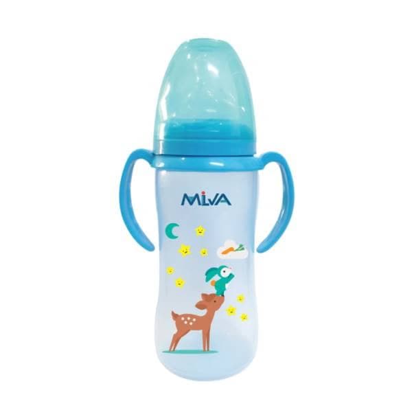 Milva Biberon Big 300 ML BLEU/ROSE/VERT
