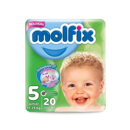 MOLFIX couche bebe T5 (11-25) kg B/20