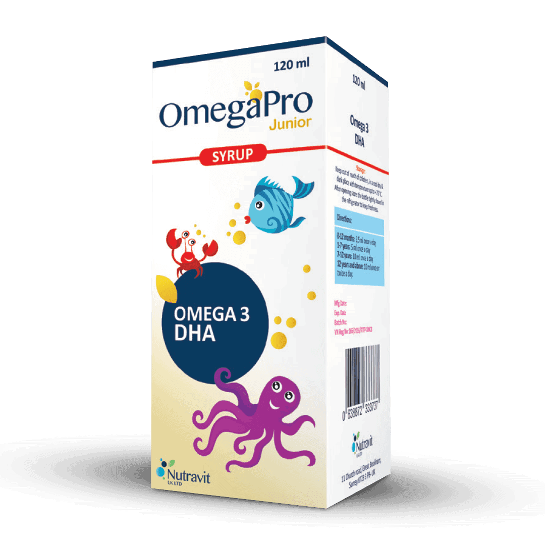Nutravit Omegapro junior sirop 120 ml