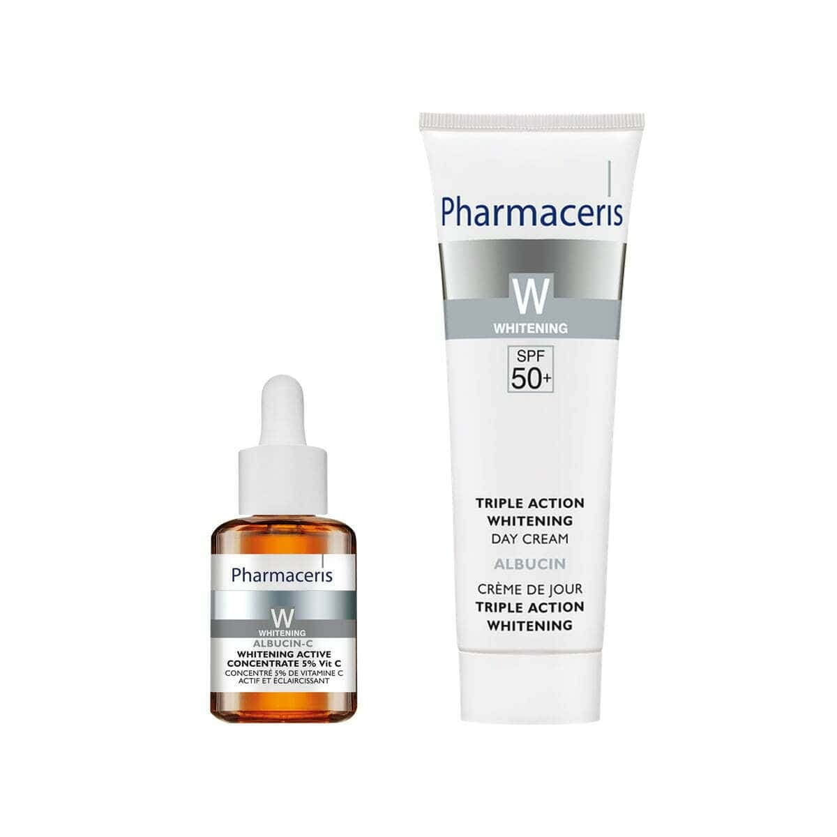 pharmaceris coffret albucin-c + creme de jour gratuit