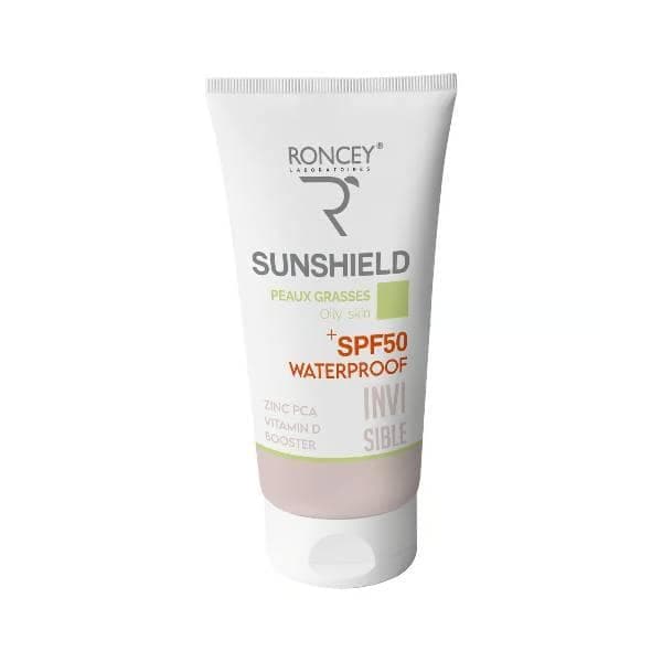 Roncey Ecran Sunshield Waterproof Peau Grasse SPF50+ Invisible 50ml