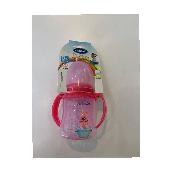 Milva Biberon Big 150 ML BLEU/VERT/ROSE