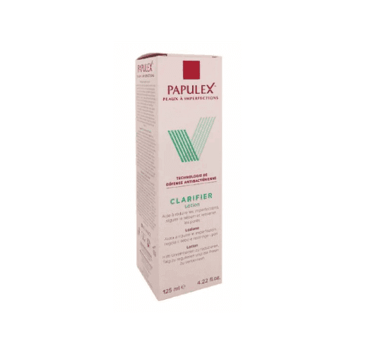Papulex lotion clarifier peaux a imperfections 125 ml