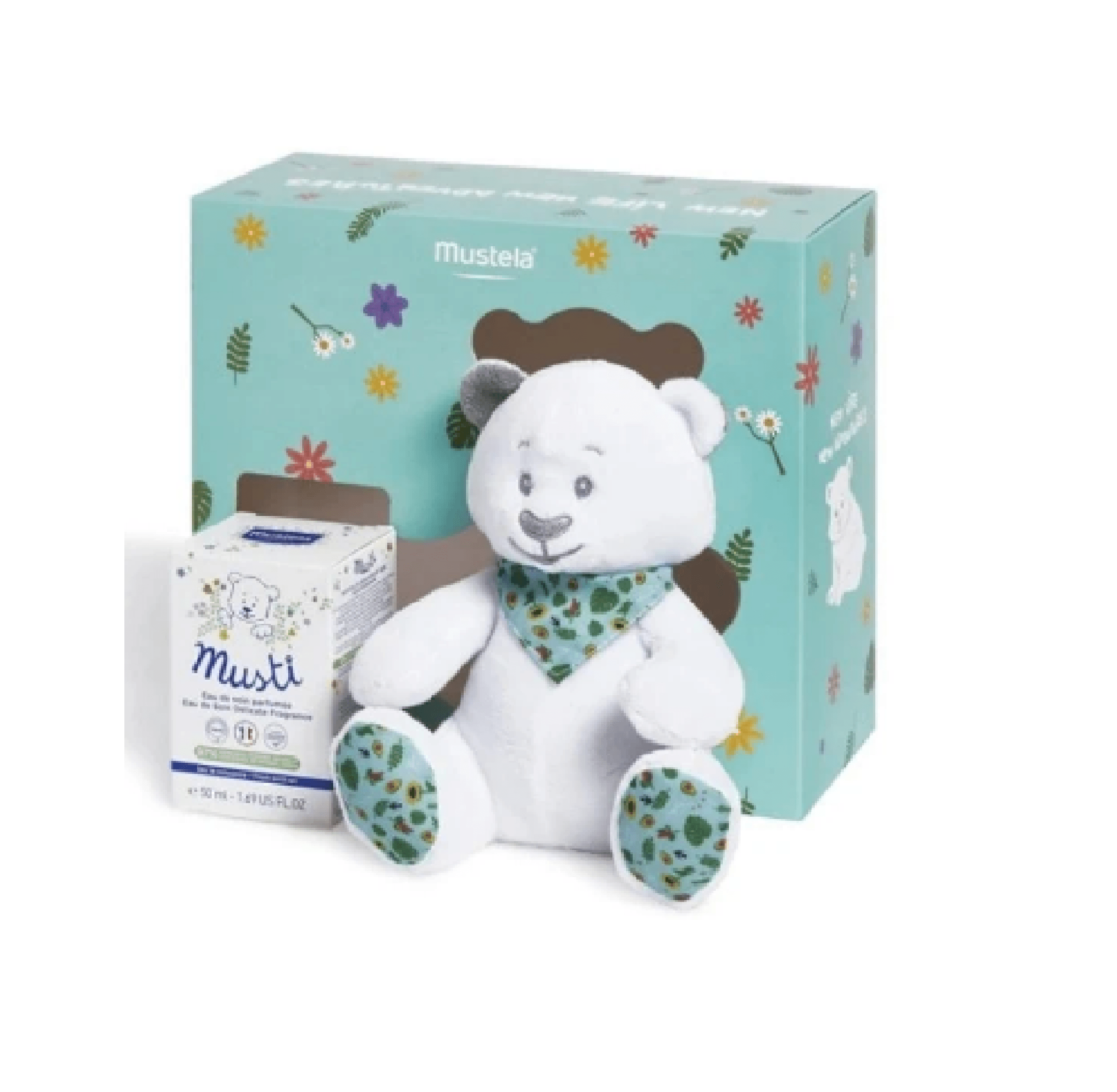 MUSTELA Coffret Musti unisexe Eau de Soin Parfumée 50ml avec Doudou offert