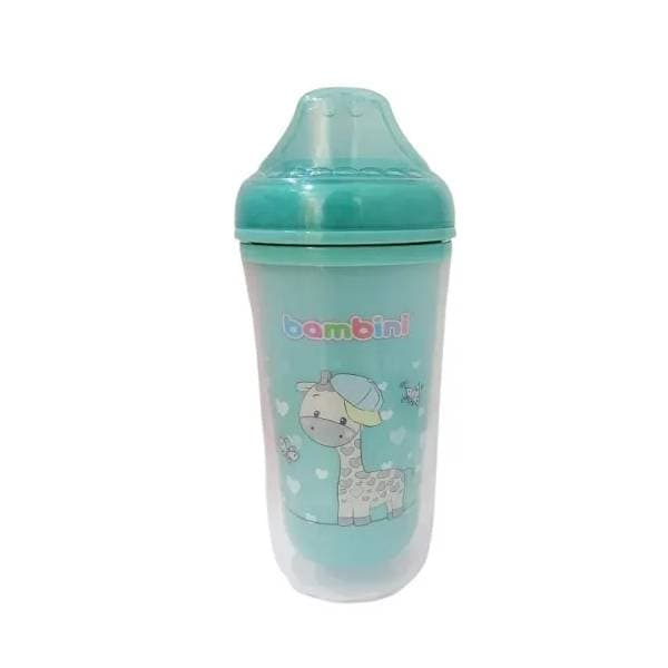 Bambini Tasse bec souple incassable vert 6M+