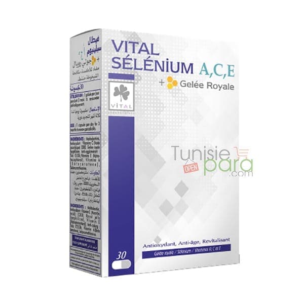 Vital Selenium A,C,E 30 gélules