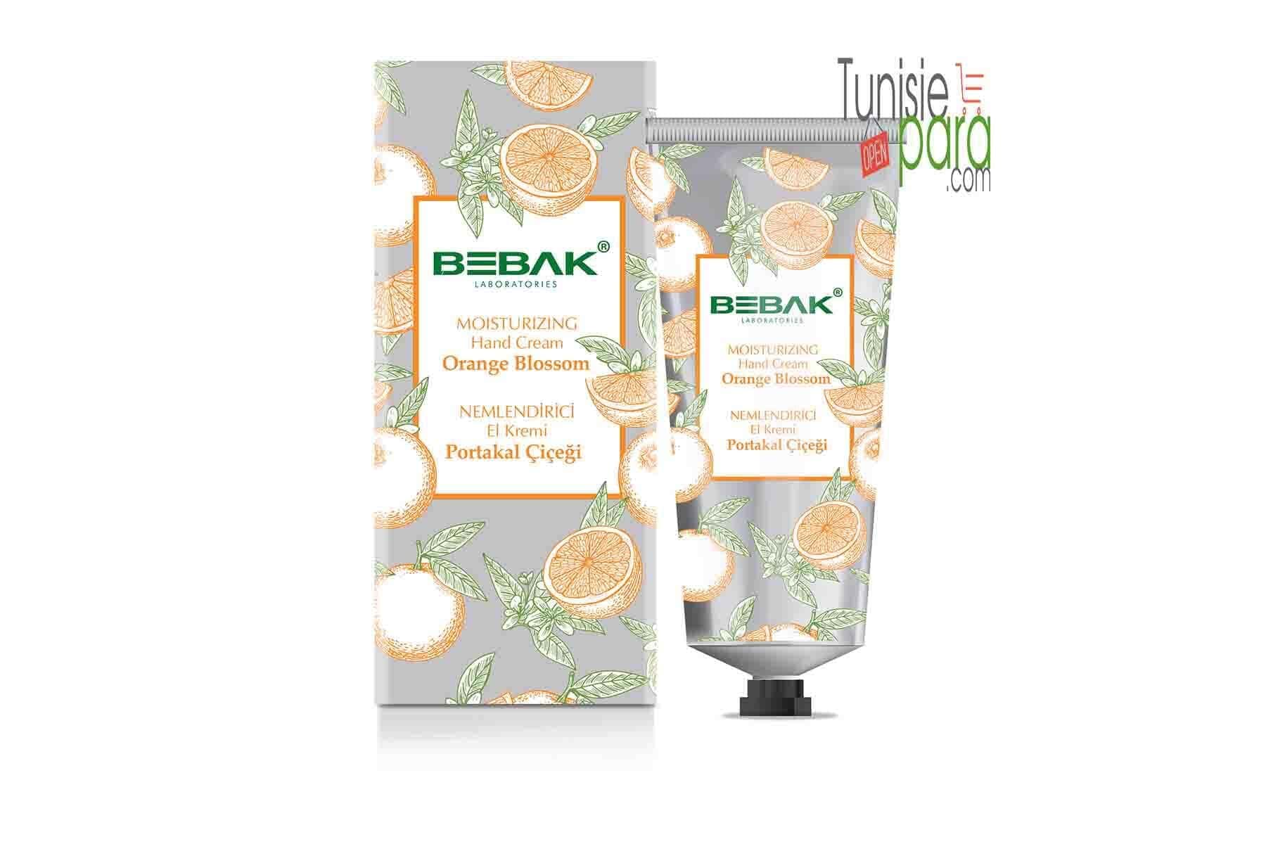 BEBAK Crème pour les mains à l’extrait de fleur d’oranger 60 ML