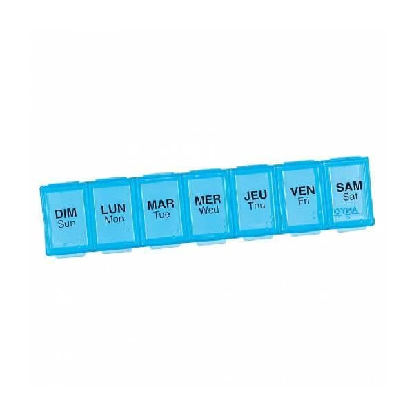 AnyCare pilulier WS007 7jrs bleu