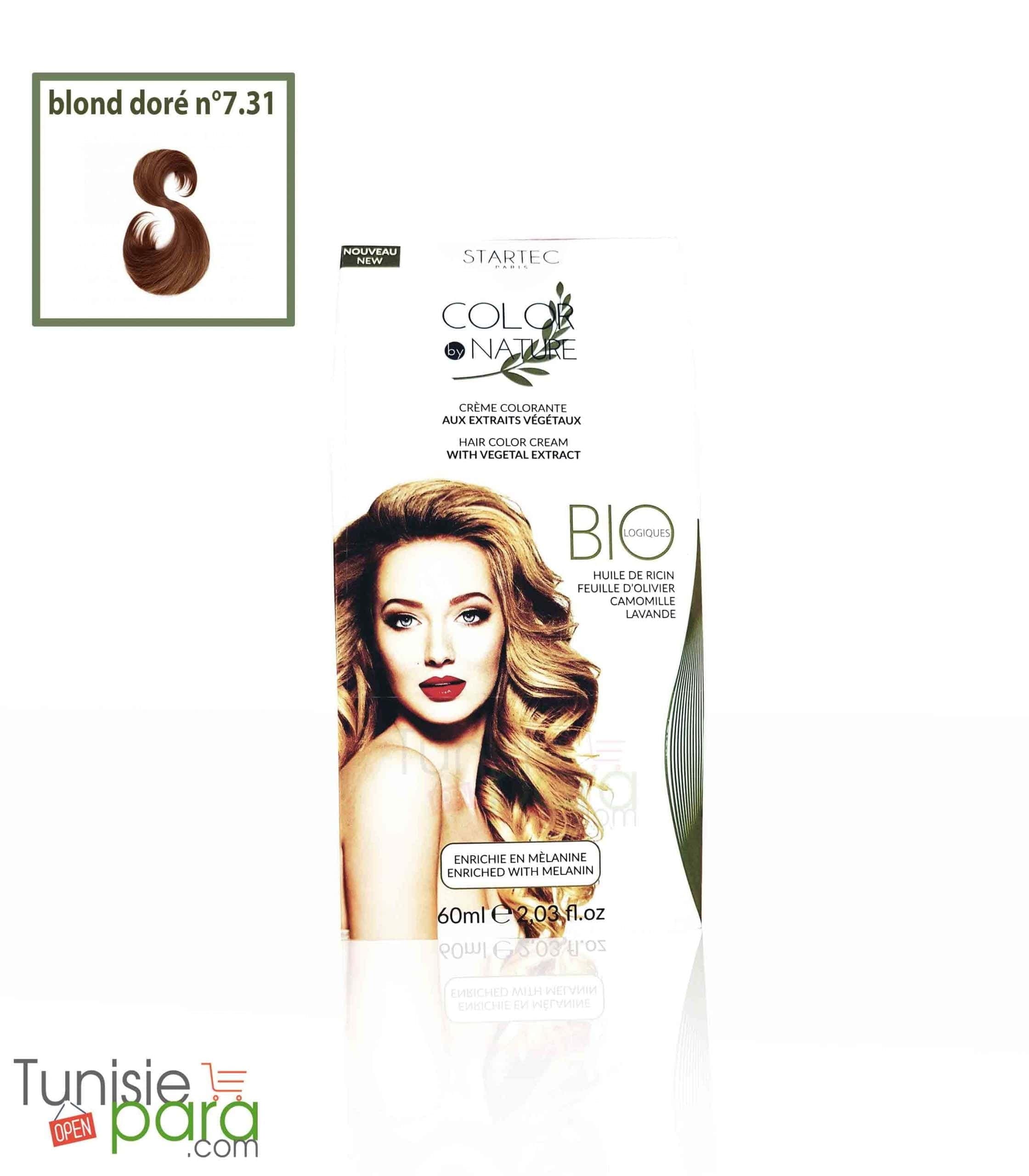 Startec coloration blond doré cendré n° 7.31