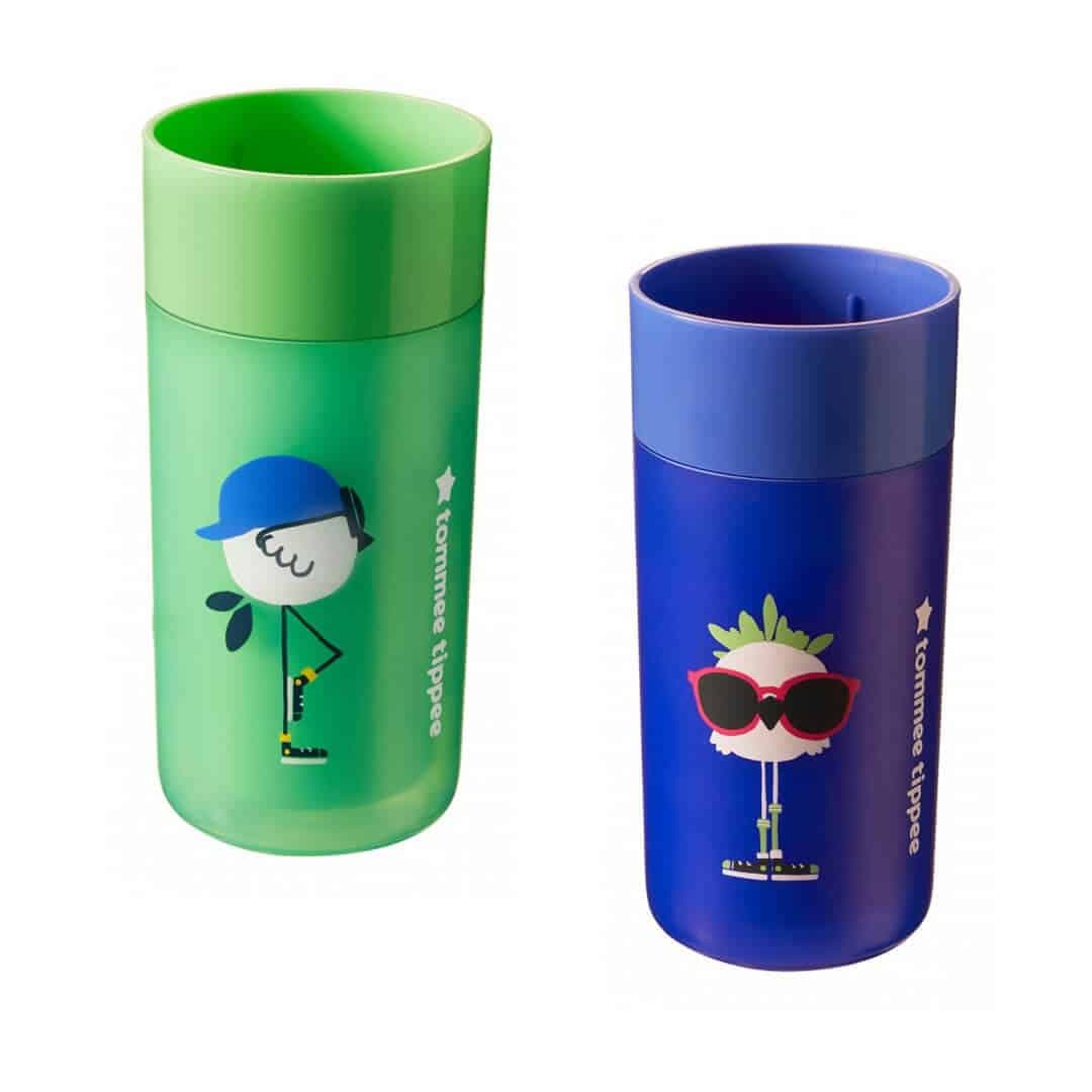 Tommee Tippee coup Easiflow Tumbler 360 Gobelet Bleu/Vert 12 M+ 250 ml