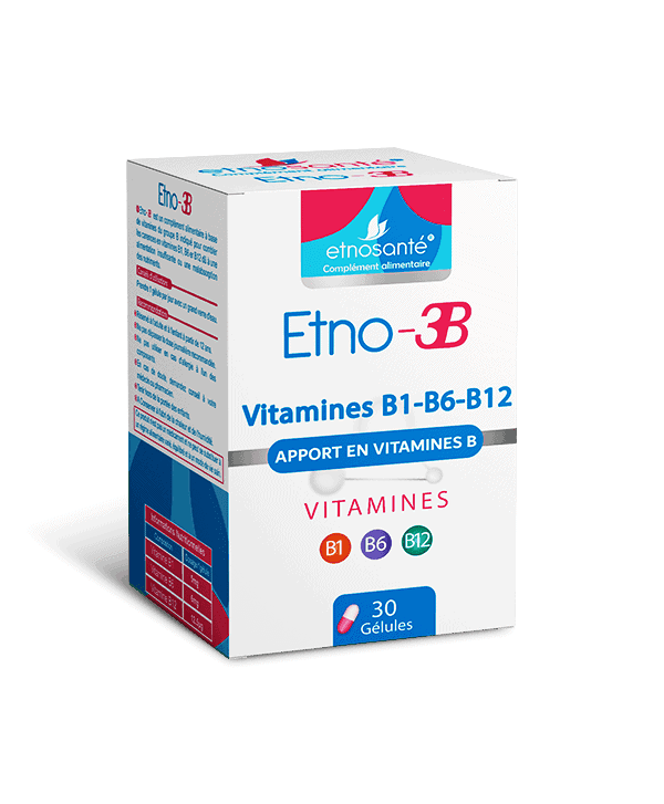 ETNO-3B apport en vitamines B 30 gélules
