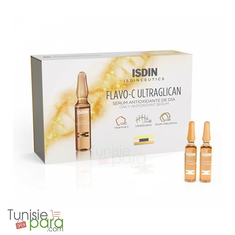 Isdin Flavo-c Ultraglican 10 ampoules de 2ML