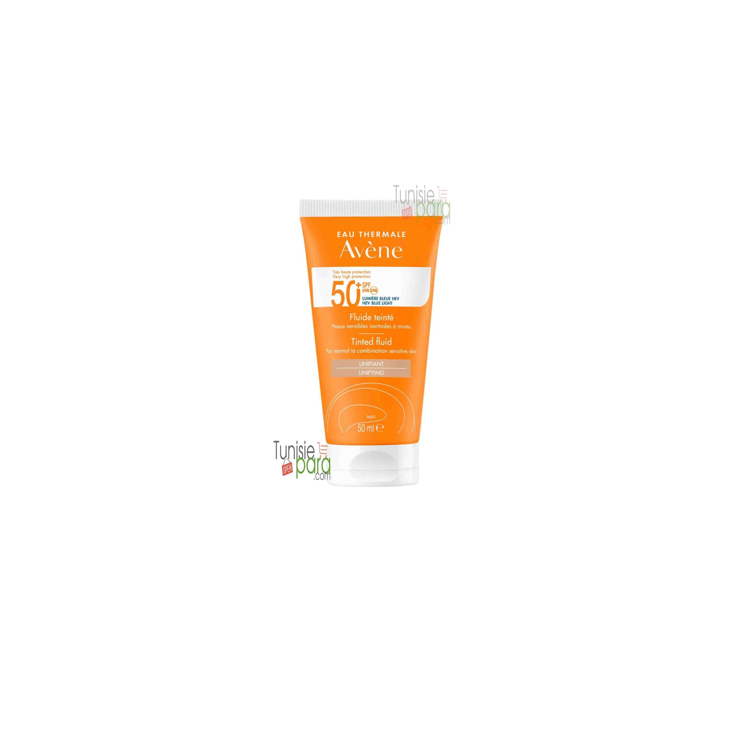 Avene fluide protection solaire teinté spf50+, 50ml