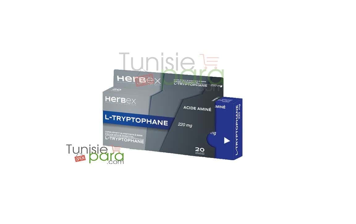 Herbex l-tryptophane 220 mg 20 GELULES