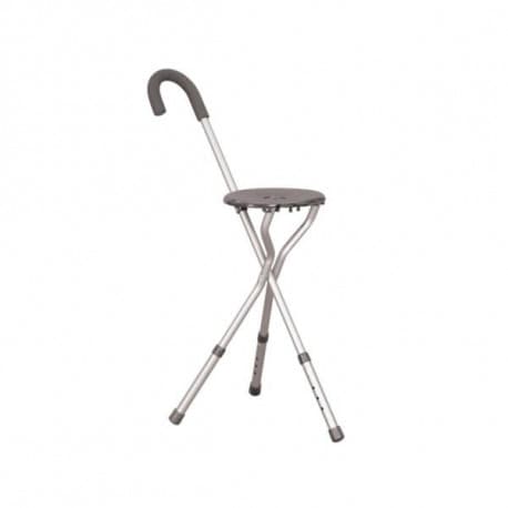 Canne tripode avec assise
