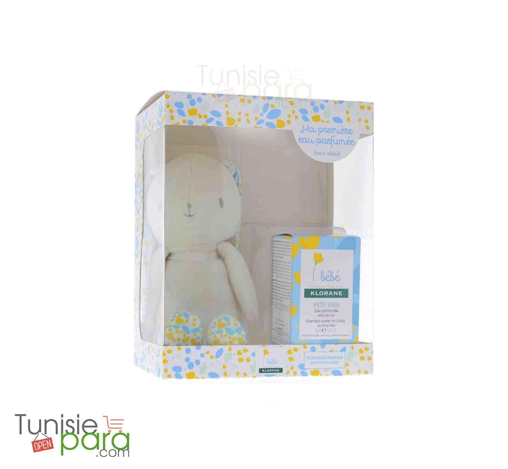 Klorane Bebe coffret parfum avec lapin mixte