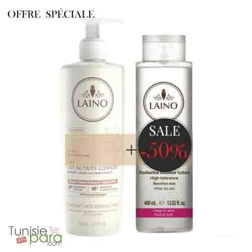 Laino DUO Lait Confort Karité+ Lotion Micellaire 400 ml à -50%