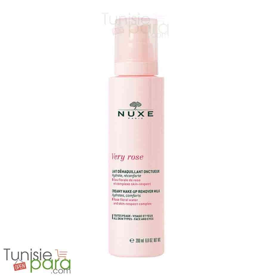 Nuxe Very Rose lait Démaquillant onctueux 200 ml