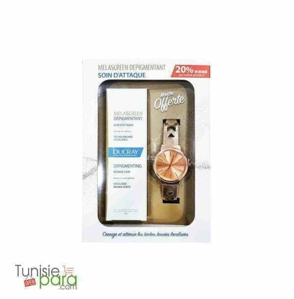 Ducray coffret melascreen depigmentant soin d’attaque + montre