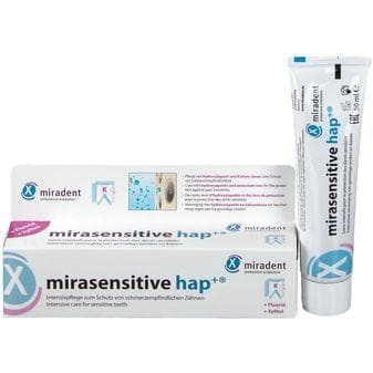 MIRADENT Zahncreme mirasensitive hap+ 50ML