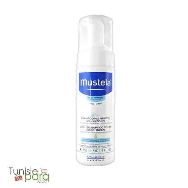 MUSTELA Shampooing Mousse Nourrissant croute de lait 150ml