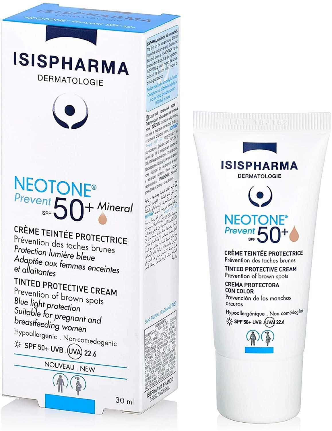 Isis Pharma Neotone anti-taches Prevent Crème Spf50+ 30 ml – Crème teintée