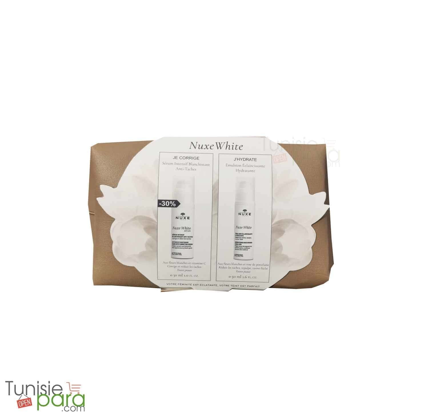 NUXE WHITE coffret objetif teint parfait