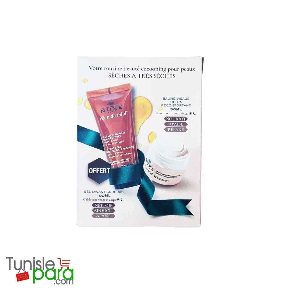 Nuxe Pack reve de miel baume visage