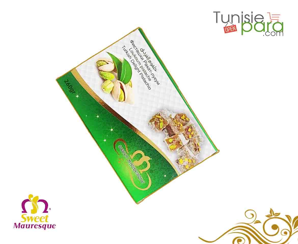 Sweet mauresque Loukoum Pistaches 260 Gr