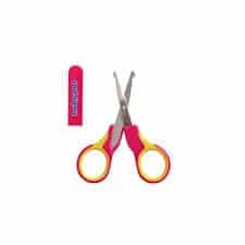 BABY PUR Ciseaux A Bouts Ronds 0m+ ROSE REF 76905