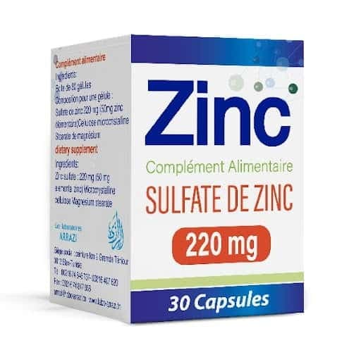 sulfate de zinc 220mg