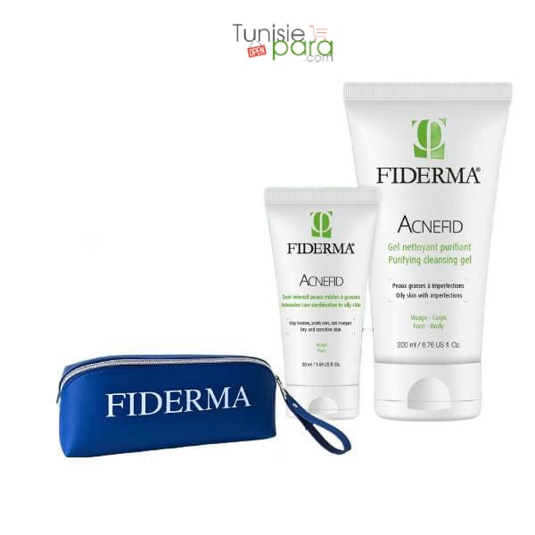 FIDERMA ACNEFID TROUSSE GEL NETTOYANT + SOIN -20%