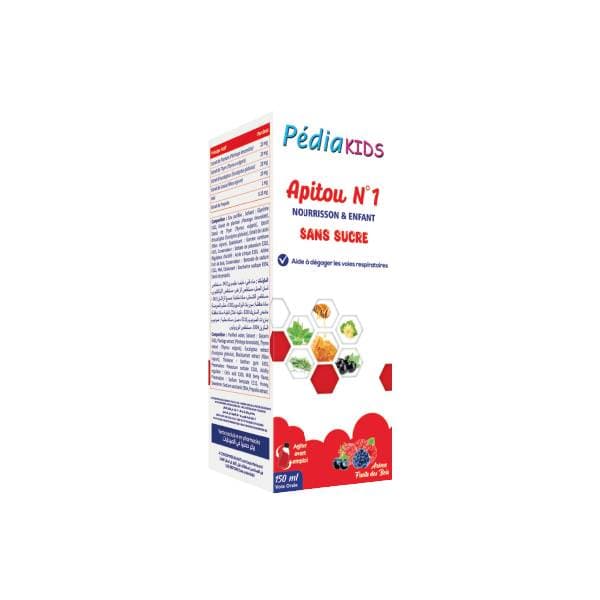 Pédiakids APITOU N°1 Sans Sucre 150ml