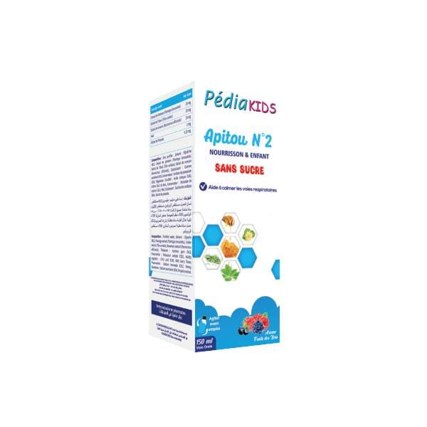 Pédiakids APITOU N°2 Sans Sucre 150ml