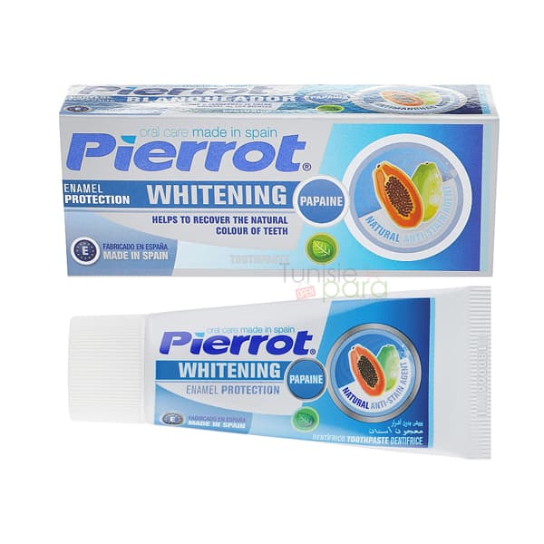 Pierrot dentifrice blancheur papaine 75ml