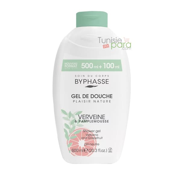 BYPHASSE GEL DOUCHE VERVEINE 600 ml