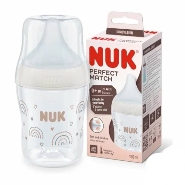 NUK PERFECT MATCH BIBERON EN SILICONE S 150ML