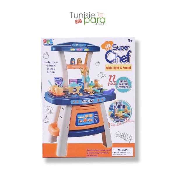 jouet : ensemble de cuisine super chef