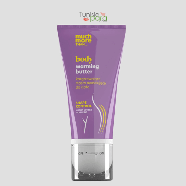 much more than beurre corporel modelant réchauffant violet 170ml