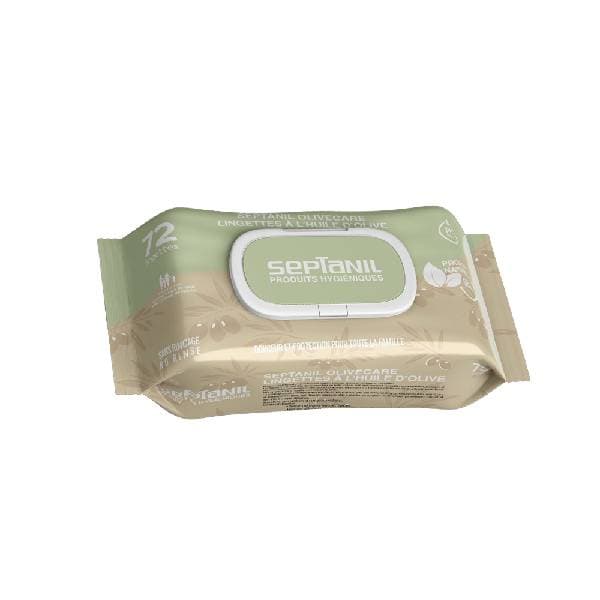 SEPTANIL Lingettes désinfectantes a huile d’olive B/72