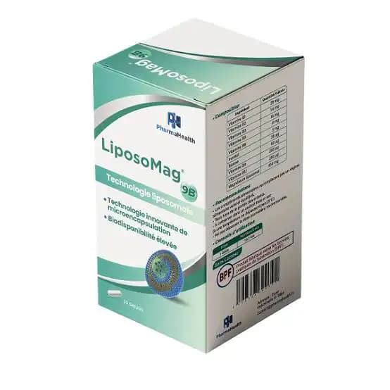 Pharmahealth LiposoMag 9B 30 gélules