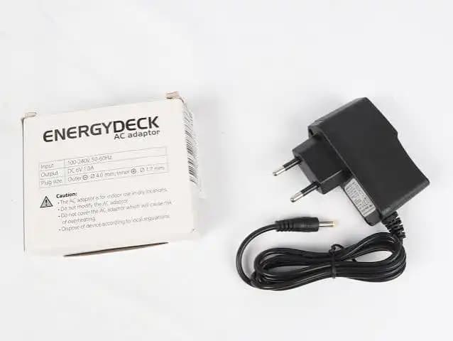Adaptateur secteur ENERGYDECK AC/DC 6V – Alimentation fiable et pratique