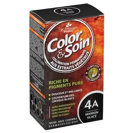 3 CHENES COLOR & SOIN COLORATION MARRON GLACE 4A